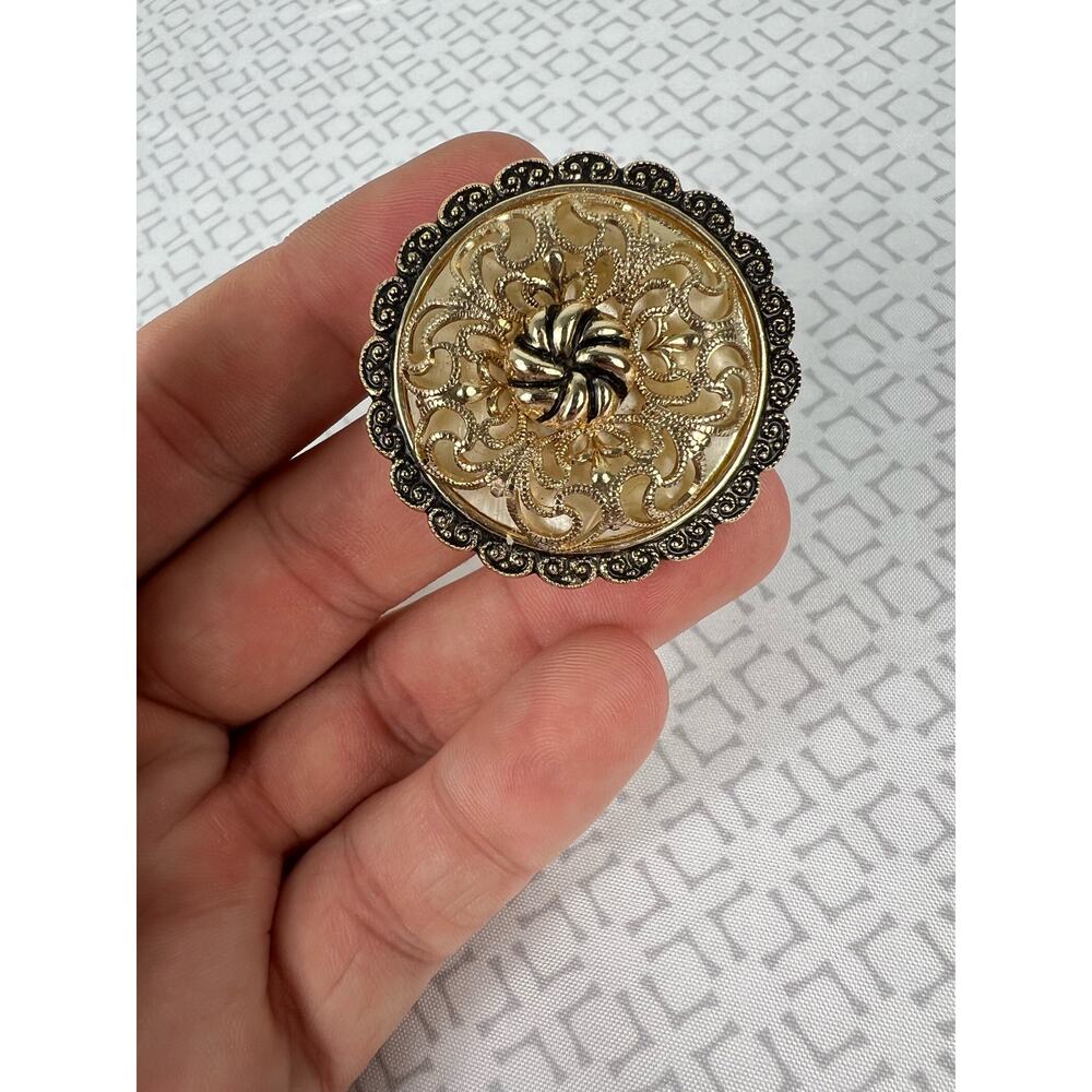 Vintage West Germany 1949-1990 Floral Brooch - Picture 1 of 4